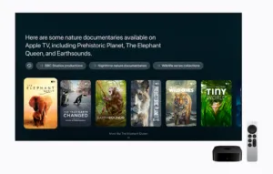 جهاز Apple TV 4K مع اقتراحات Siri