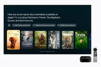 جهاز Apple TV 4K مع اقتراحات Siri