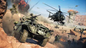 لقطة رسمية من لعبة Battlefield 6 على متجر Steam