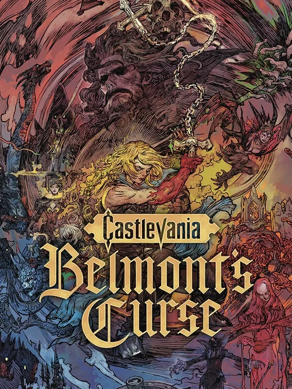 غلاف لعبة Castlevania: Belmont's Curse
