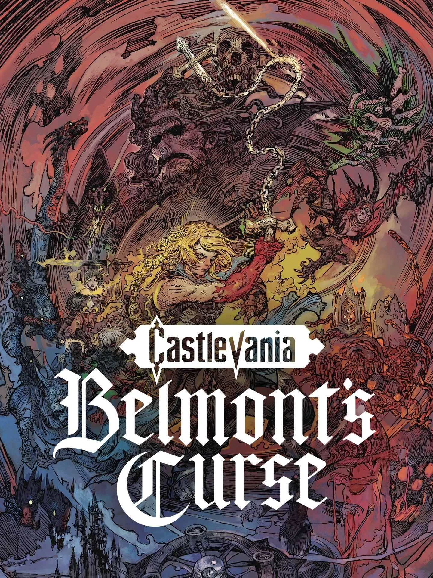 غلاف لعبة Castlevania: Belmont's Curse — غلاف بديل 1