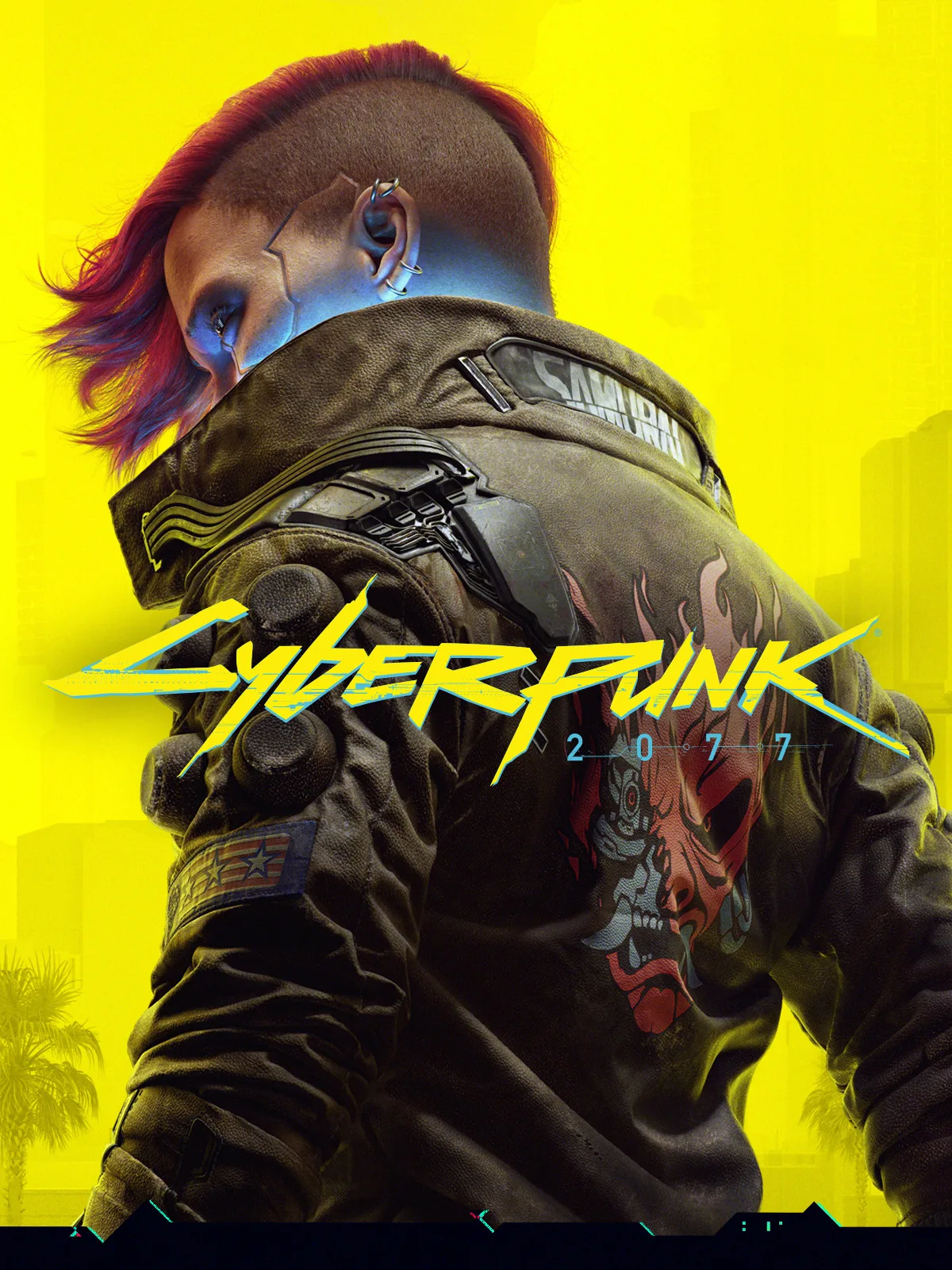 غلاف لعبة سايبر بانك 2077 (Cyberpunk 2077)