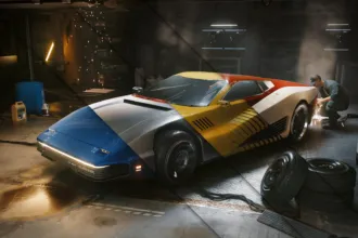 لقطة رسمية من لعبة Cyberpunk 2077