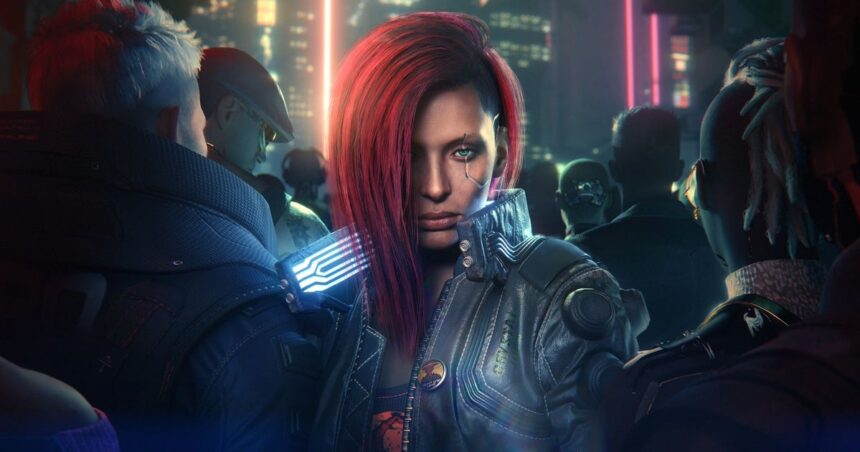 صورة رسمية من لعبة Cyberpunk 2077
