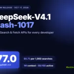 DeepSeek V4.1-Flash نموذج جديد وواجهة بحث مفتوحة
