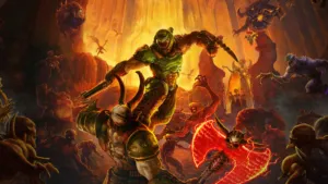 الملصق الرسمي للعبة DOOM Eternal — أبرز ألعاب Prime Gaming المجانية في أكتوبر 2026