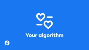 صورة رسمية من ميتا لميزة Your algorithm في فيسبوك