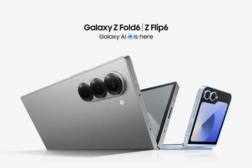 هاتفا Galaxy Z Fold6 وGalaxy Z Flip6 من سامسونج
