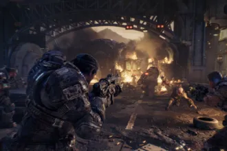 لقطة رسمية من لعبة Gears of War: E-Day