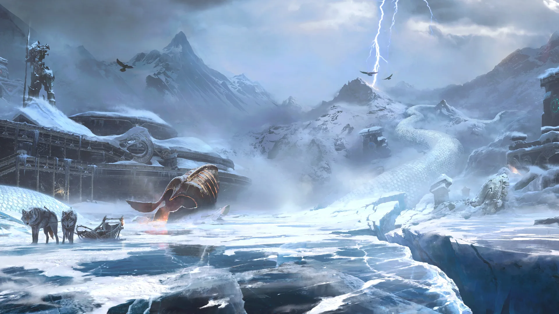 صورة من لعبة God of War Ragnarök