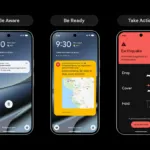صورة رسمية من Google توضح تنبيه الزلازل في هواتف Android