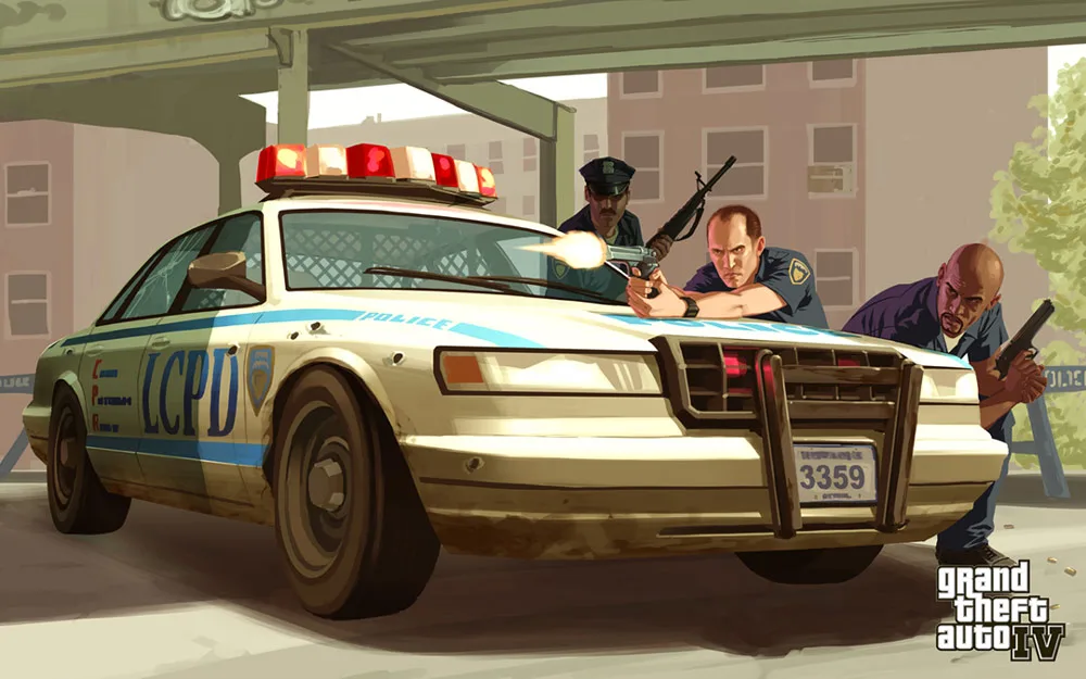 صورة من لعبة Grand Theft Auto IV