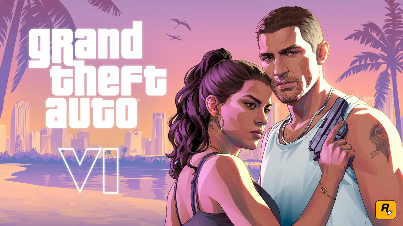 صورة فنية رسمية من لعبة جراند ثفت أوتو VI (Grand Theft Auto VI)