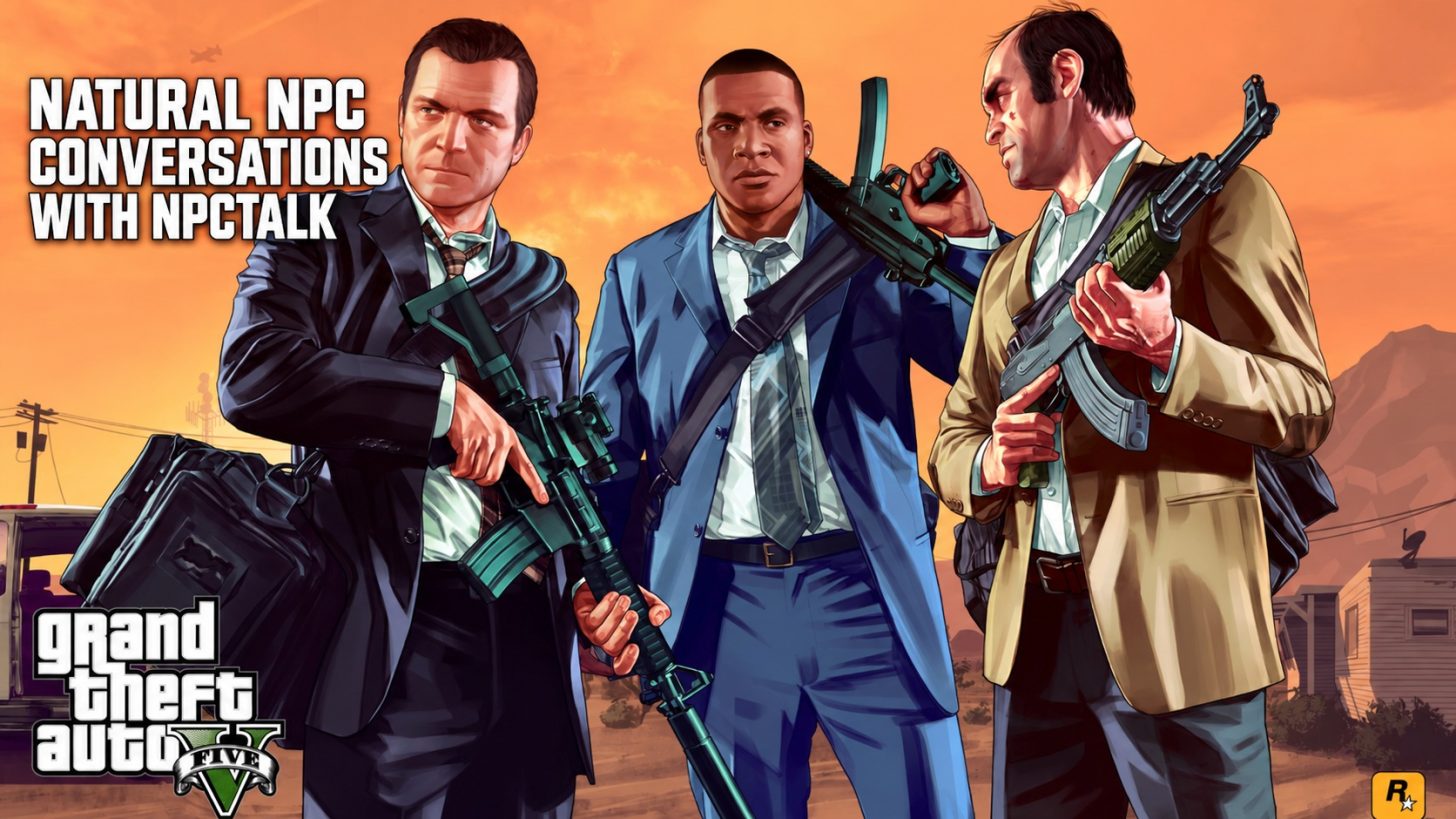 مود NPCTalk يجعل شخصيات GTA V تتحدث بالذكاء الاصطناعي