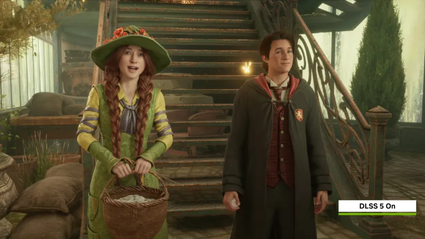 مقارنة رسمية لتقنية DLSS 5 في لعبة Hogwarts Legacy
