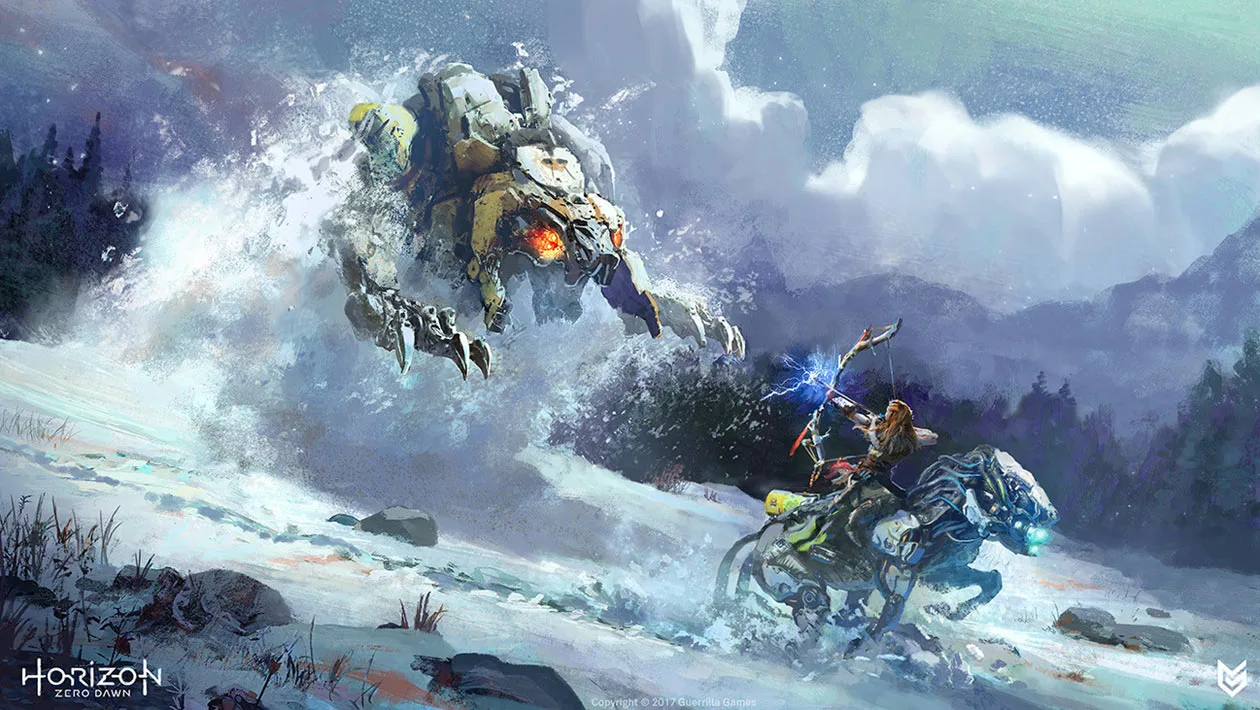 صورة من لعبة Horizon Zero Dawn