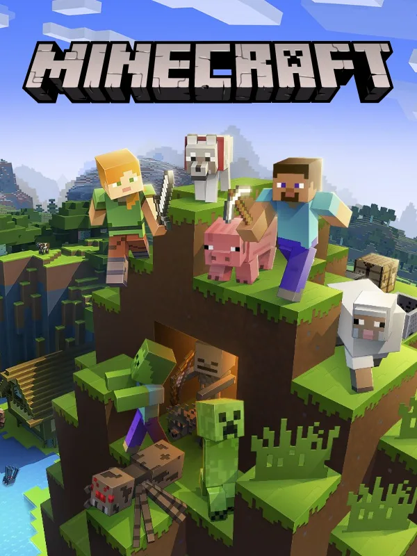 غلاف لعبة ماينكرافت (Minecraft) — غلاف بديل 1