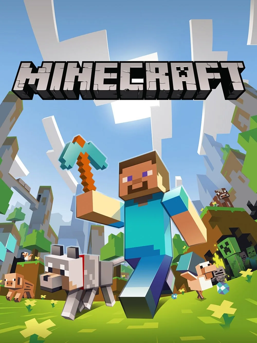 غلاف لعبة ماينكرافت (Minecraft) — غلاف بديل 2