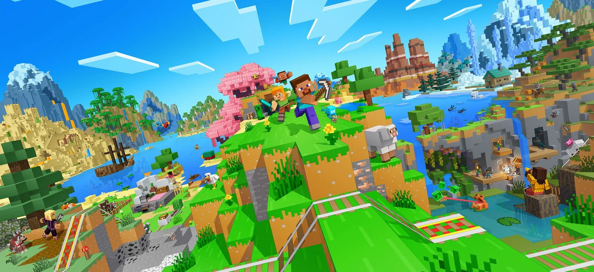 صورة فنية رسمية من لعبة ماينكرافت (Minecraft) (2)