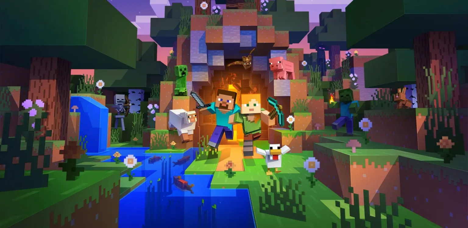صورة فنية رسمية من لعبة ماينكرافت (Minecraft) (3)