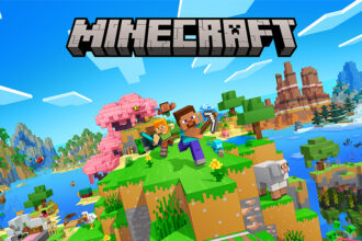 لقطة ترويجية لـ Minecraft على جهاز Nintendo Switch 2