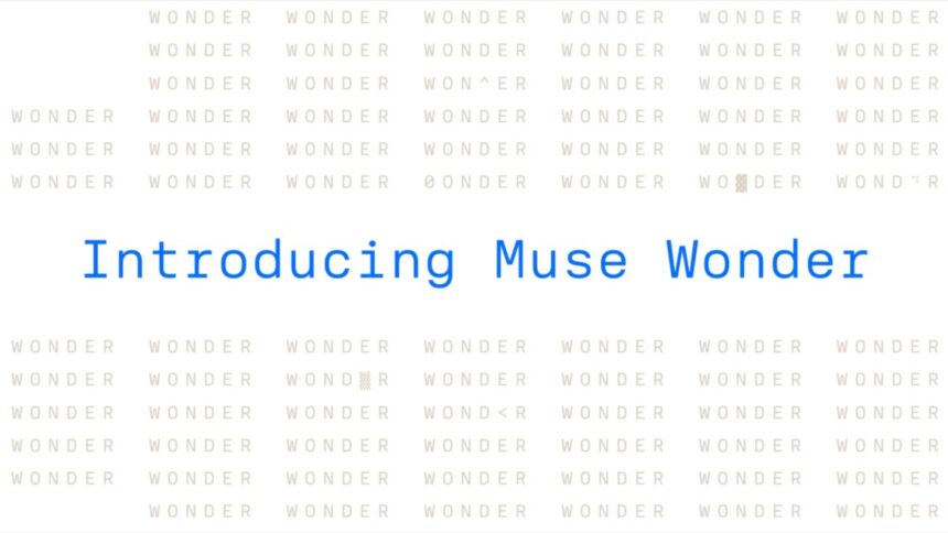 شعار الإعلان عن نماذج Muse Wonder من ميتا