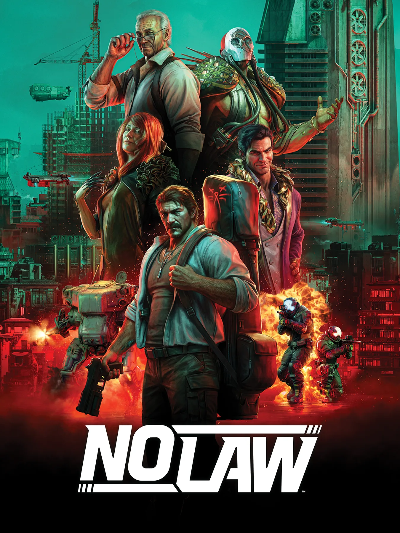 غلاف لعبة No Law