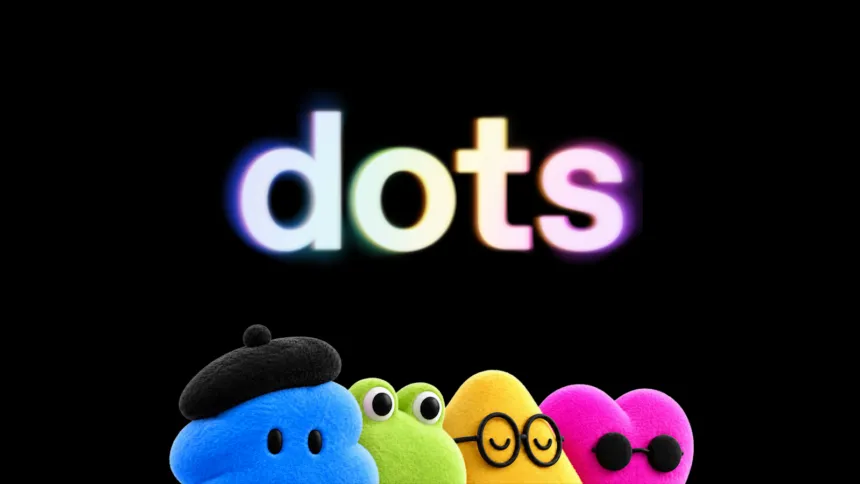 الصورة الرسمية لإعلان OpenAI عن dots