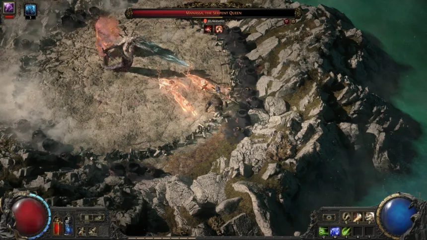 لقطة رسمية من لعبة Path of Exile 2