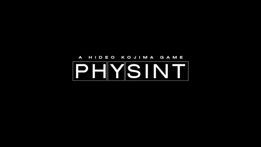 الصورة الرسمية للعبة PHYSINT من Kojima Productions