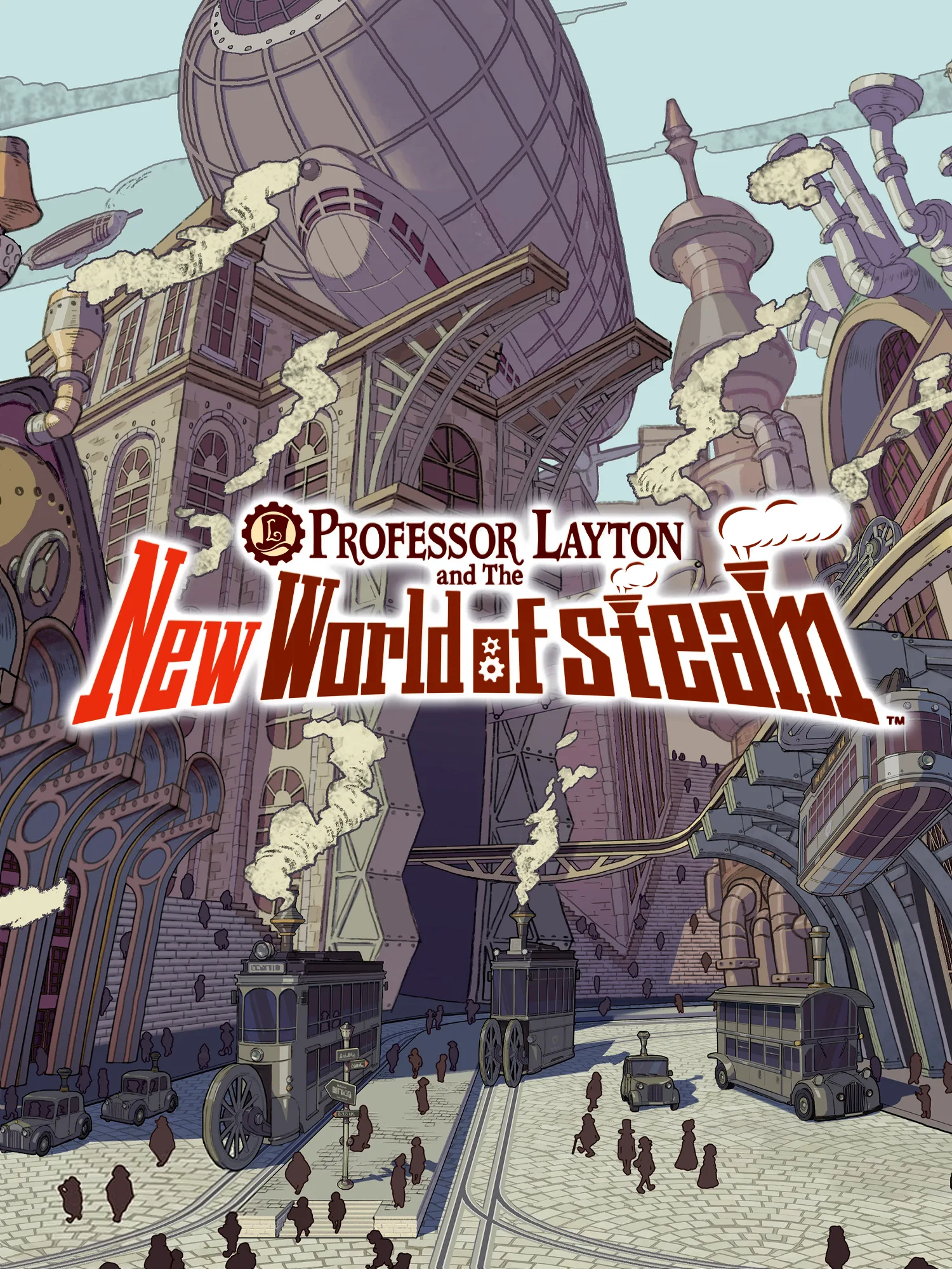 غلاف لعبة Professor Layton and the New World of Steam