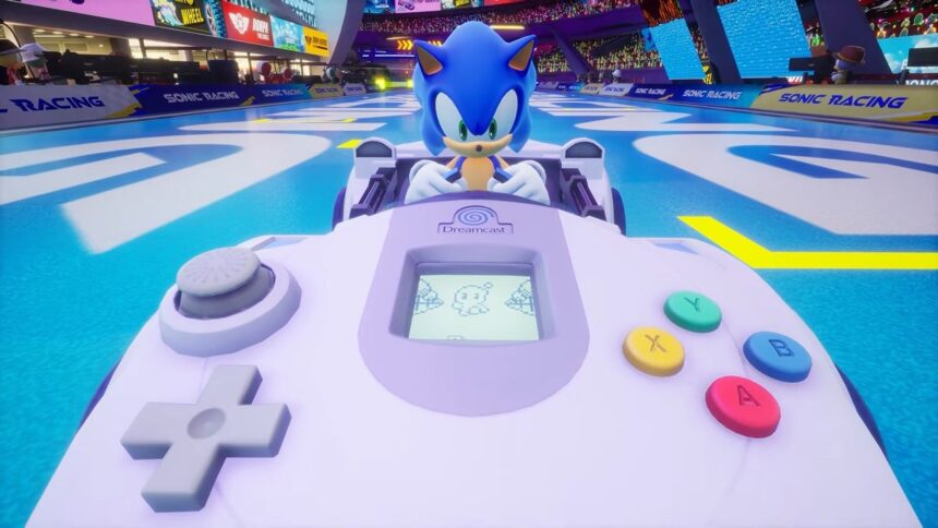 صورة رسمية لخارطة طريق السنة الثانية للعبة Sonic Racing CrossWorlds