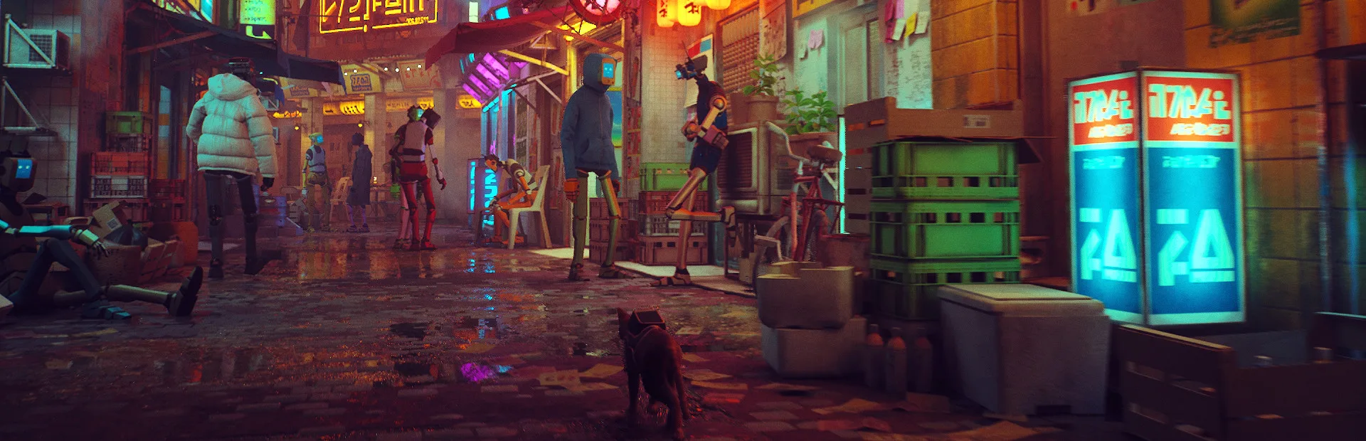 صورة من لعبة Stray
