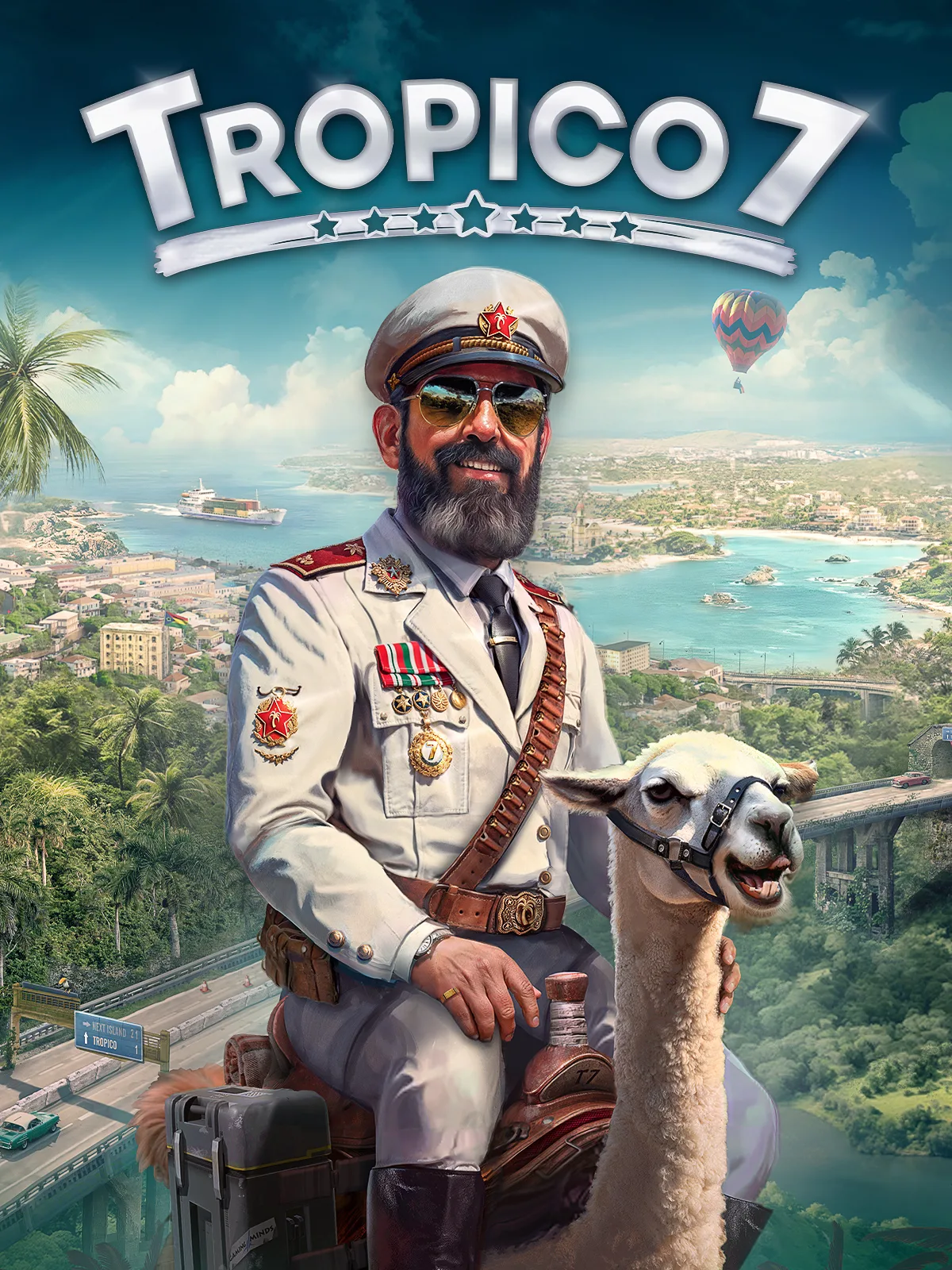 غلاف لعبة Tropico 7