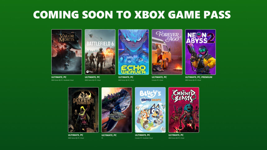 مواعيد ألعاب Xbox Game Pass الجديدة لشهر أكتوبر 2026